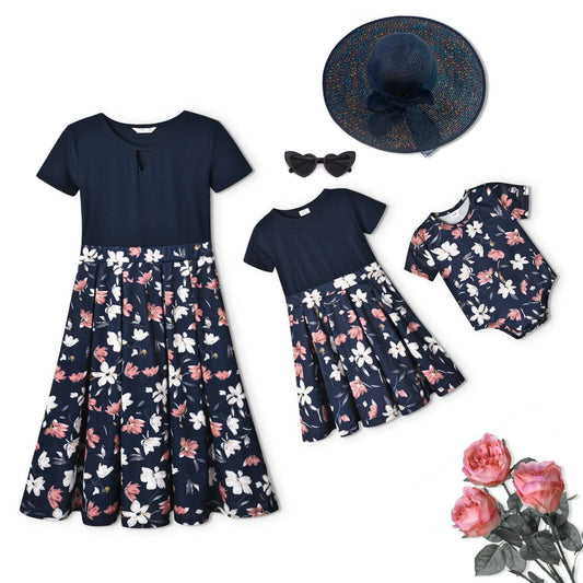 Mom Daughter Matching Dress Organic Mom And Mini Me