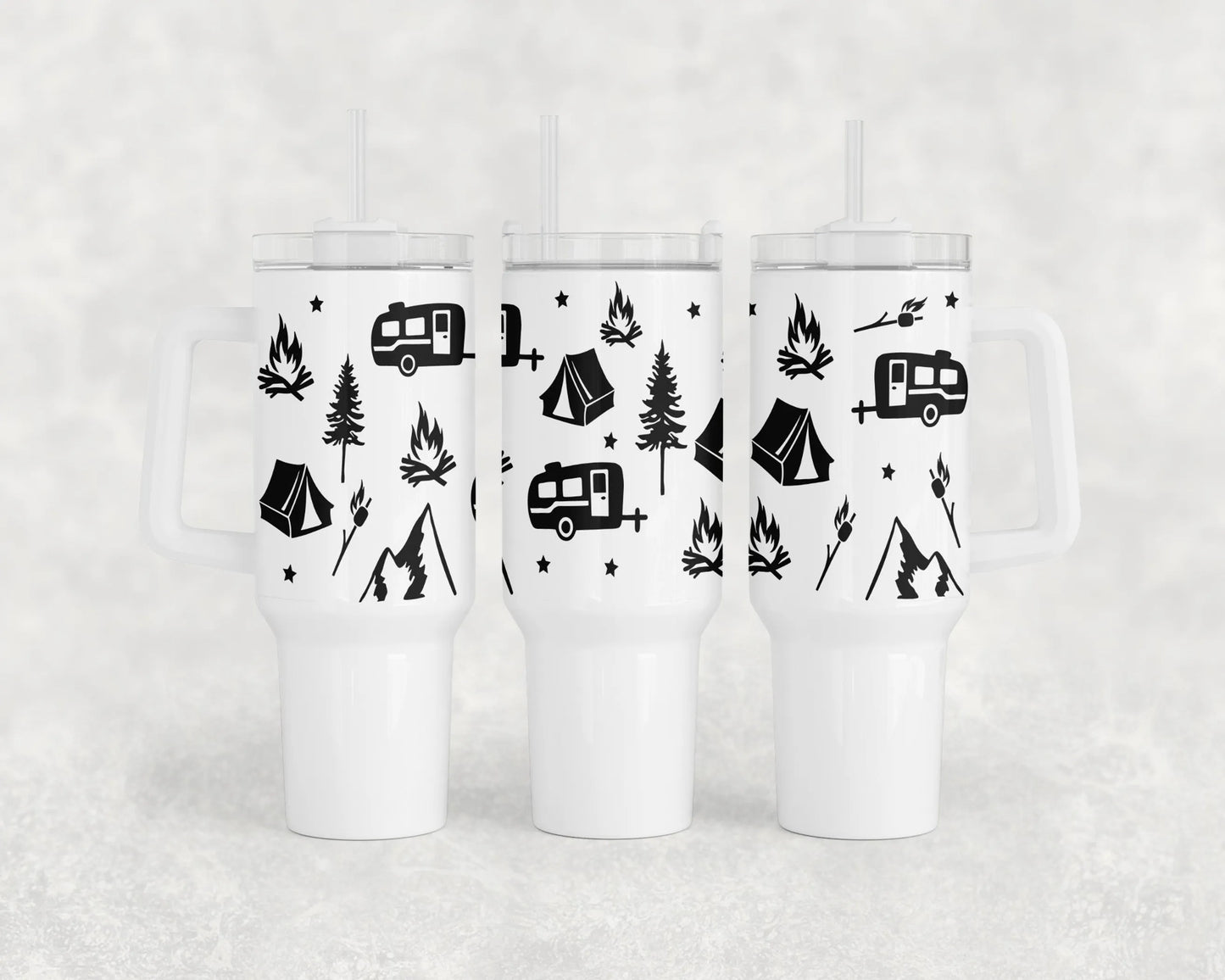Camping neoprene can holder - two sizes