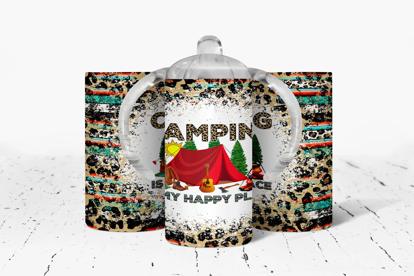 Camping Insulated Kids Dual Lid Sippy Cup Tumbler