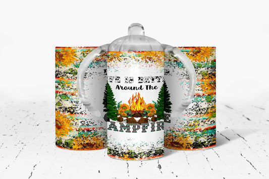 Camping Insulated Kids Dual Lid Sippy Cup Tumbler