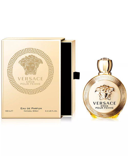 Versace Eros Men's EDT 1.7 oz & Versace Eros Women's EDP 1.7 oz (Includes FREE item)