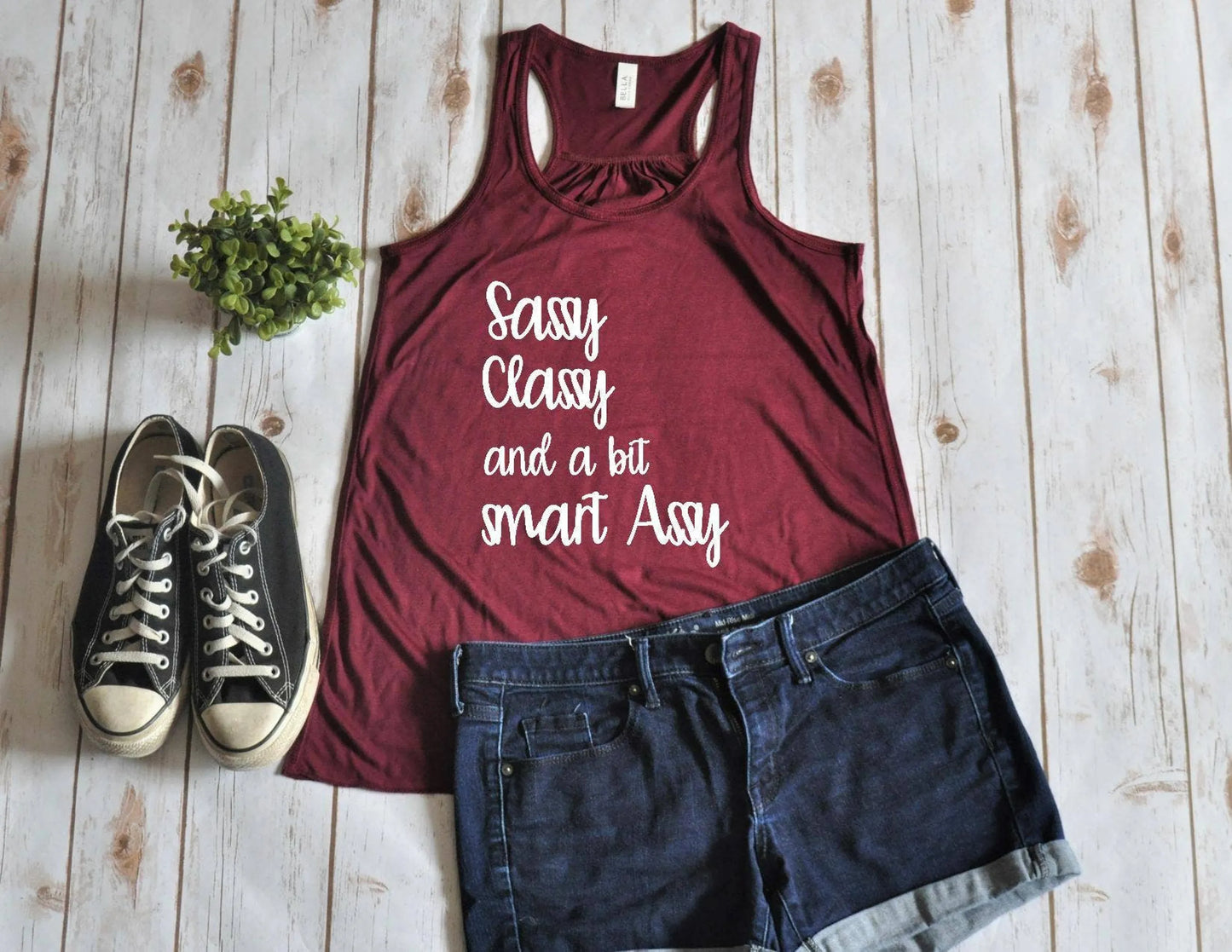 Sassy Classy and bit smart assy Women's Tank Top