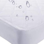 9" Waterproof Bamboo Terry Crib Mattress Pad Liner Mattress Cover Only.
