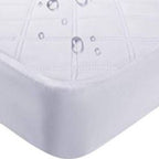 9" Waterproof Bamboo Terry Crib Mattress Pad Liner Mattress Cover Only.