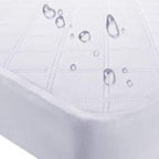 9" Waterproof Bamboo Terry Crib Mattress Pad Liner Mattress Cover Only.