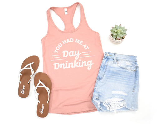 Funny Day Drinking Summer Vacation Tank Top