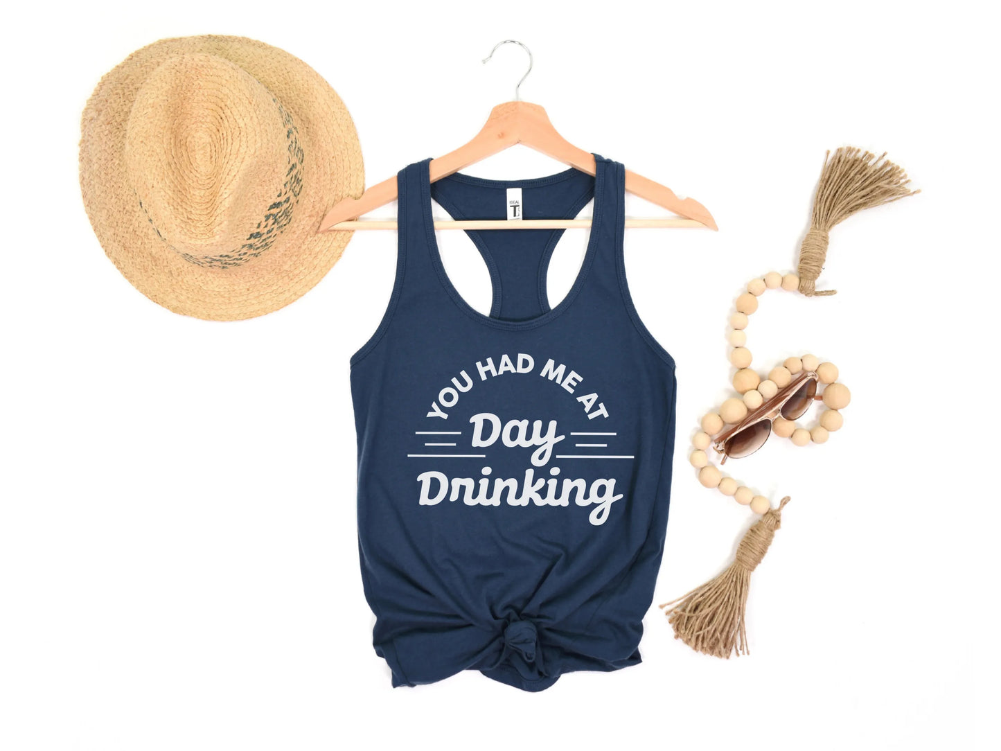 Funny Day Drinking Summer Vacation Tank Top