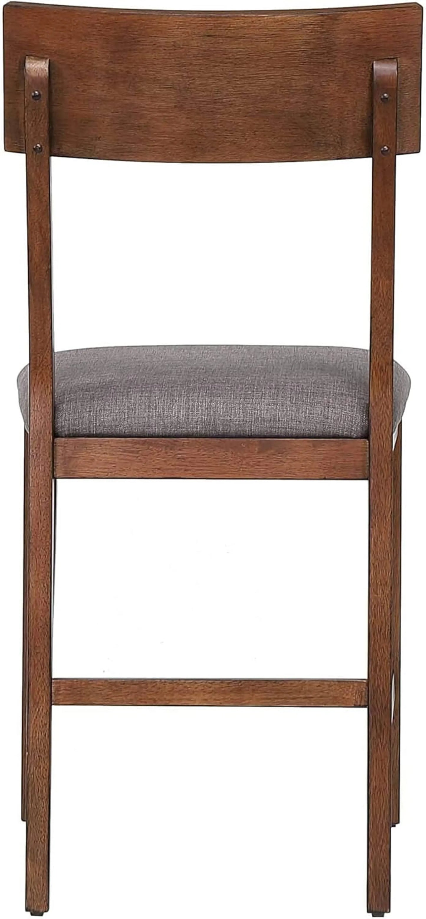 Sunset Trading Mid Century Bar Stool | Counter Height | Padded Performance Fabric Seat  | Set of 2