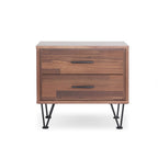 20" White Nightstand With Manufactured Wood Top