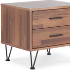 20" White Nightstand With Manufactured Wood Top