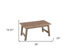 Set of Three 36" Taupe Coffee Table