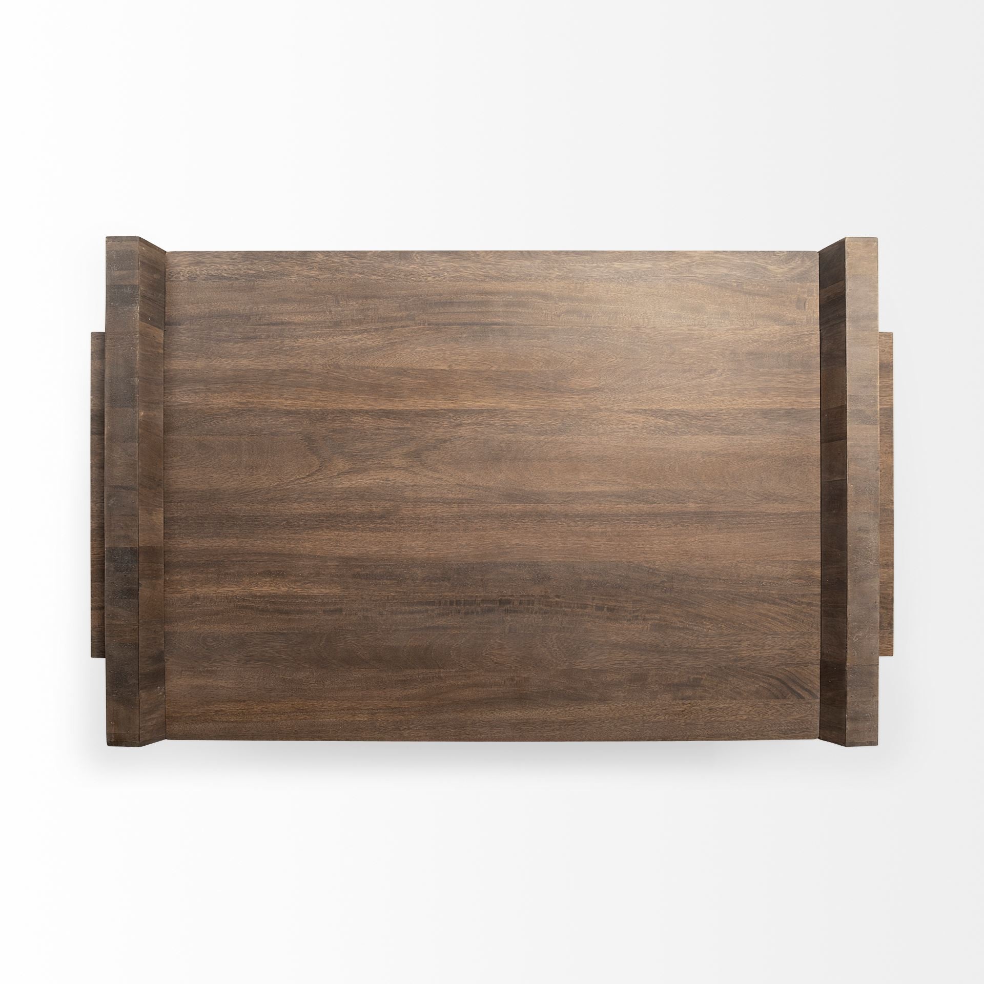 59" Brown Wood Coffee Table