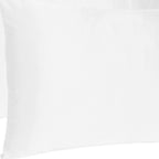White Dreamy Set Of 2 Silky Satin King Pillowcases