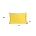 Lemon Dreamy Set Of 2 Silky Satin King Pillowcases