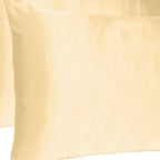 Pale Peach Dreamy Set Of 2 Silky Satin King Pillowcases