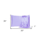 Purple Dreamy Set Of 2 Silky Satin Queen Pillowcases