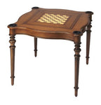 32" Brown Solid Wood Square Coffee Table