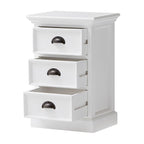 24" Solid Wood and Wood Nightstand