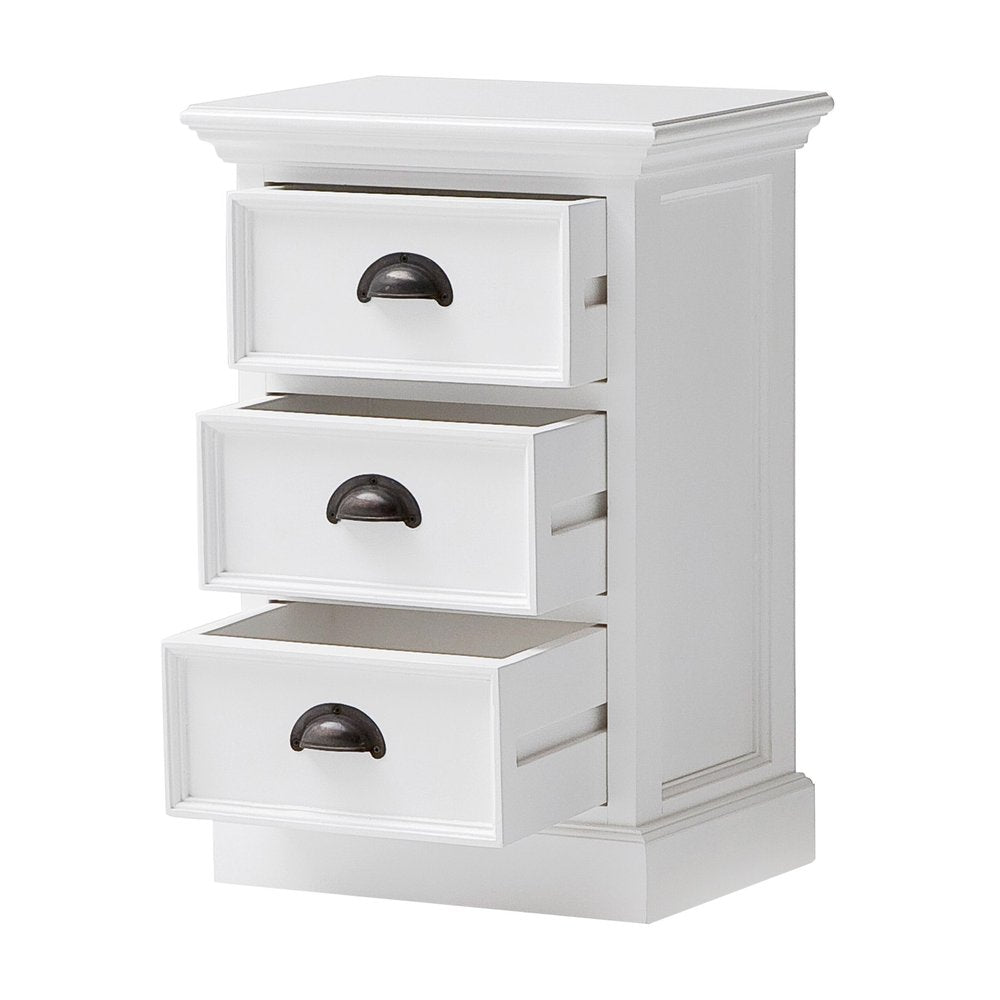 24" Solid Wood and Wood Nightstand