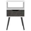 25" Wood One Drawer Nightstand