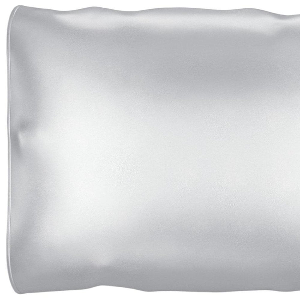 Silver Silk Open Ended Pillowcase