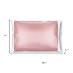 Dusty Rose Silk Open Ended Pillowcase