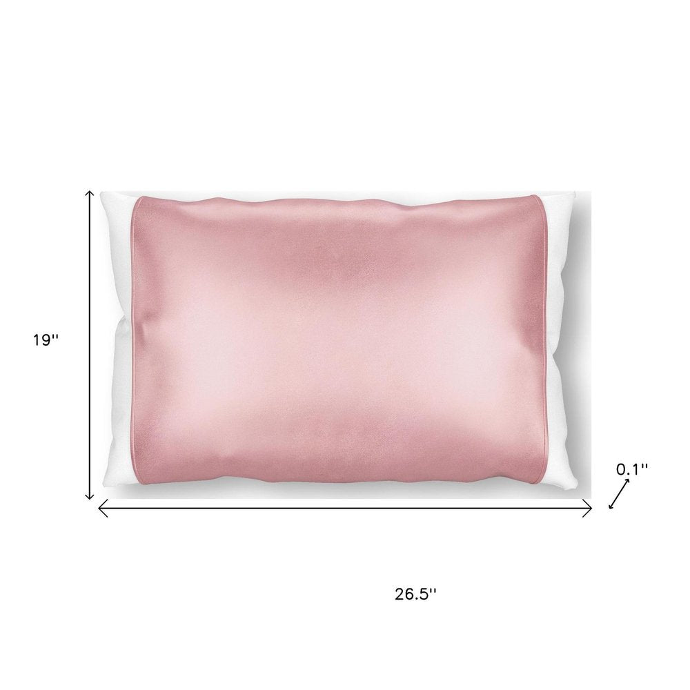 Dusty Rose Silk Open Ended Pillowcase