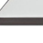 39" Clear and White Glass And Wood Square Pedestal Coffee Table With Shelf