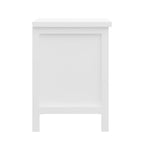 22" Solid Wood Two Drawer Nightstand