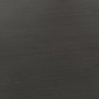 43" Clear And Black Gold Glass And Solid Wood and Metal Round Coffee Table With Shelf