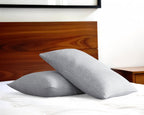 Set of Two Cloud Linen Standard Pillowcases