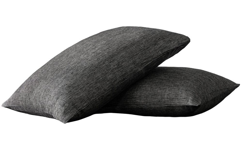 Set of Two Cloud Linen Standard Pillowcases