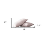 Set of Two Cloud Linen Standard Pillowcases