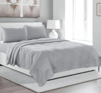 Four Piece White Linen Queen Sheet Set