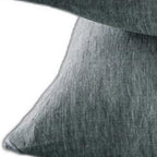 Four Piece Light Gray Linen California King Sheet Set