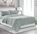 Four Piece Light Pink Linen Queen Sheet Set