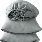 Four Piece Light Pink Linen Queen Sheet Set