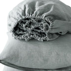 Four Piece White Linen Sheet Set