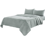 Four Piece White Linen Sheet Set