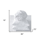 Four Piece White Linen Sheet Set