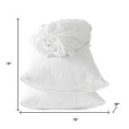 Four Piece Light Pink Linen Twin Sheet Set