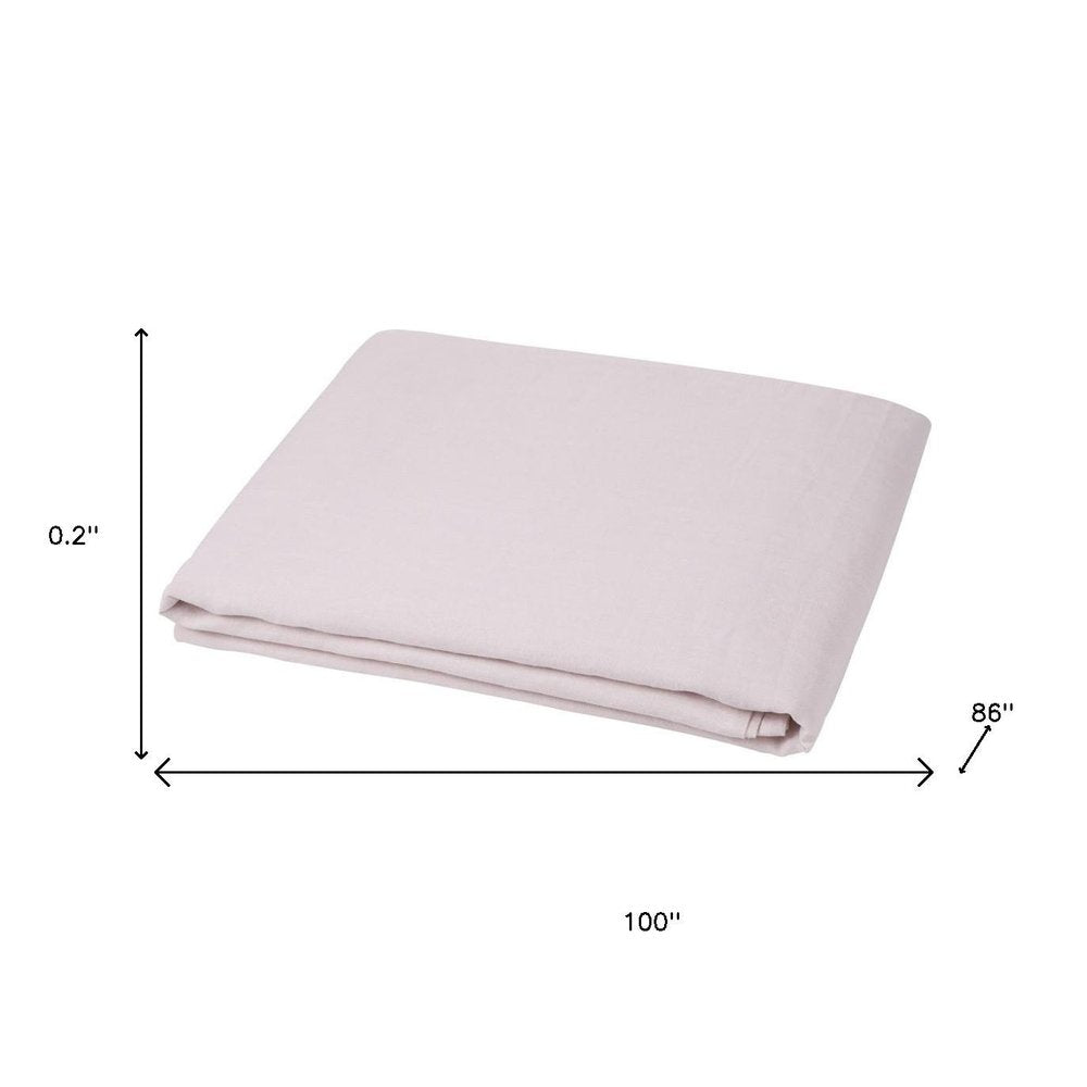 Cloud Linen Twin Flat Sheet