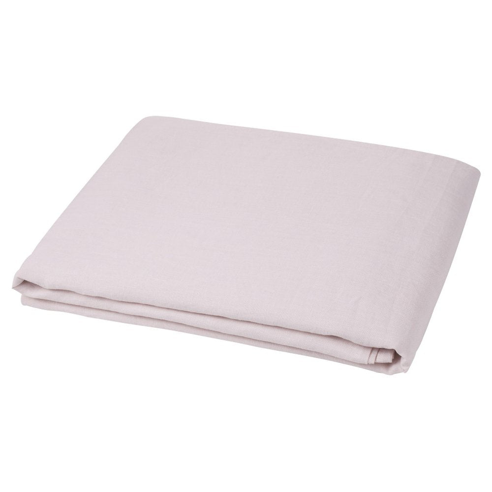 Light Gray Linen Full Double Flat Sheet