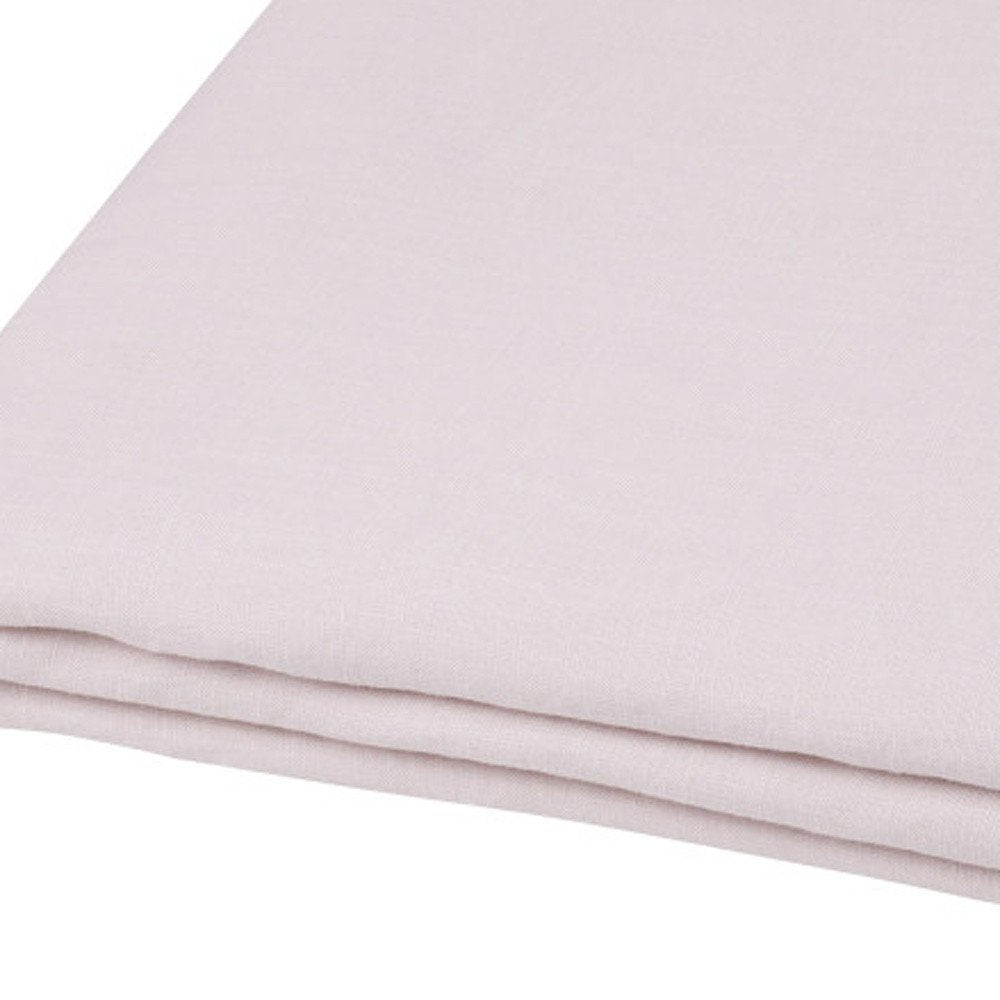 Light Gray Linen Full Double Flat Sheet