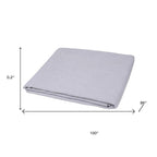 Light Pink Linen Twin Flat Sheet