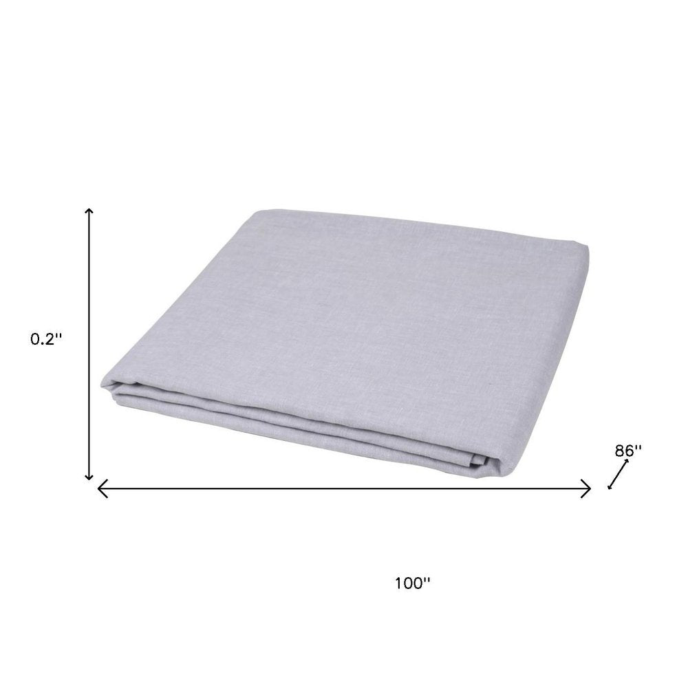 Cloud Linen Twin Flat Sheet