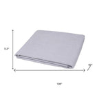 White Linen Full Double Flat Sheet