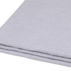 Light Gray Linen King Flat Sheet