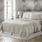 White Linen Full Double Flat Sheet