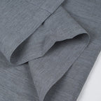 Slate Gray Linen Twin Flat Sheet